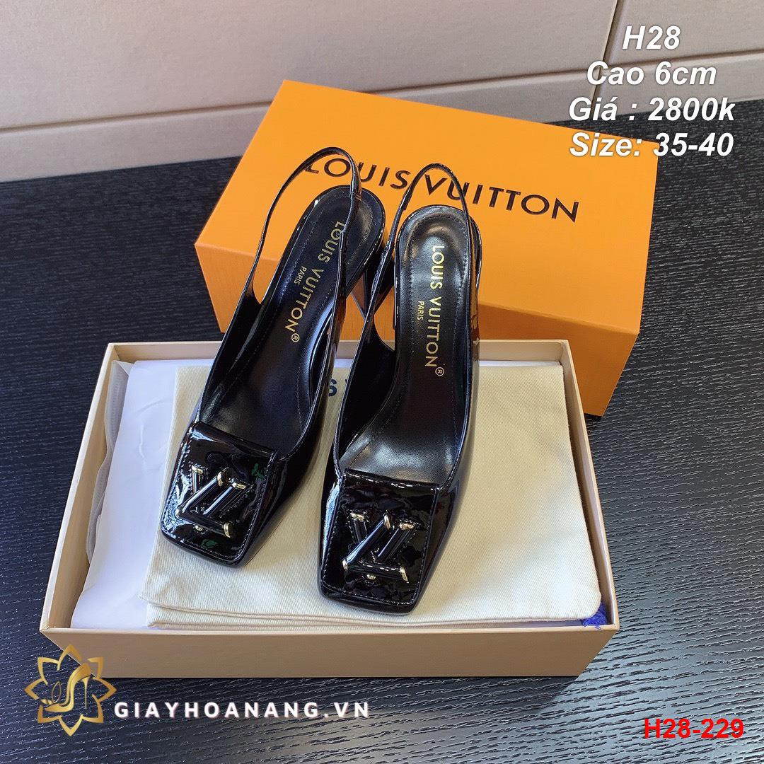 H28-229 Louis Vuitton giày cao 6cm siêu cấp