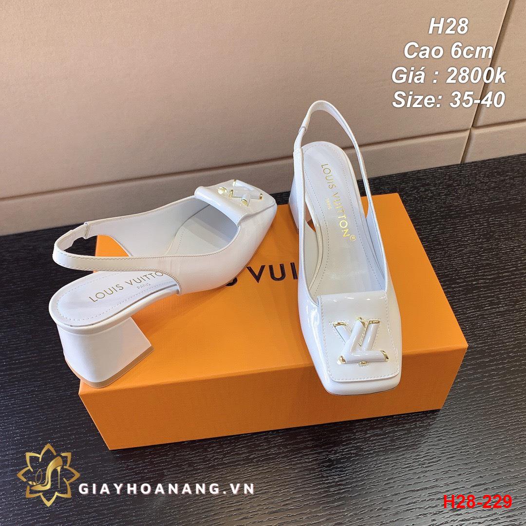 H28-229 Louis Vuitton giày cao 6cm siêu cấp