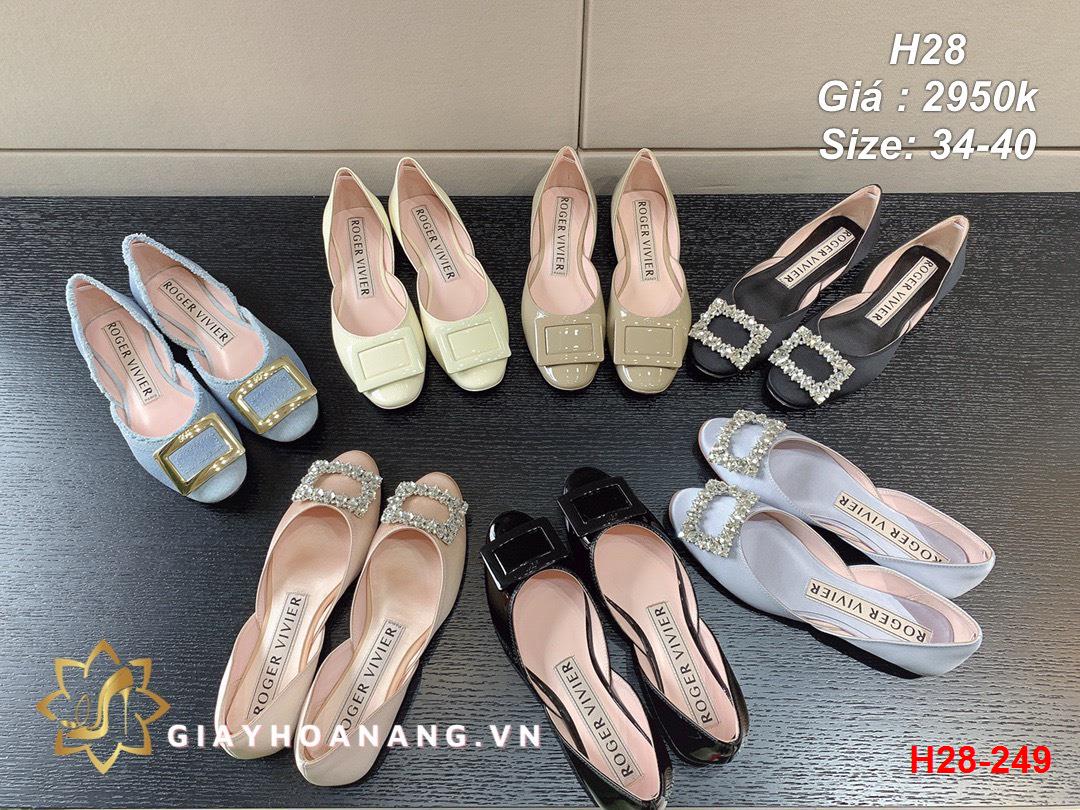 H28-249 Roger Vivier giày bệt siêu cấp