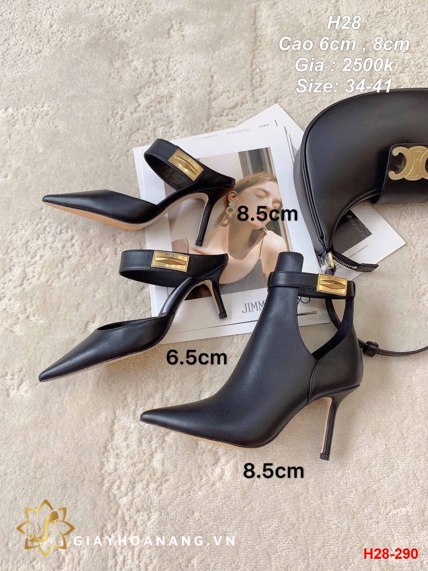 H28-290 Jimmy Choo sandal cao 6cm , 8cm siêu cấp