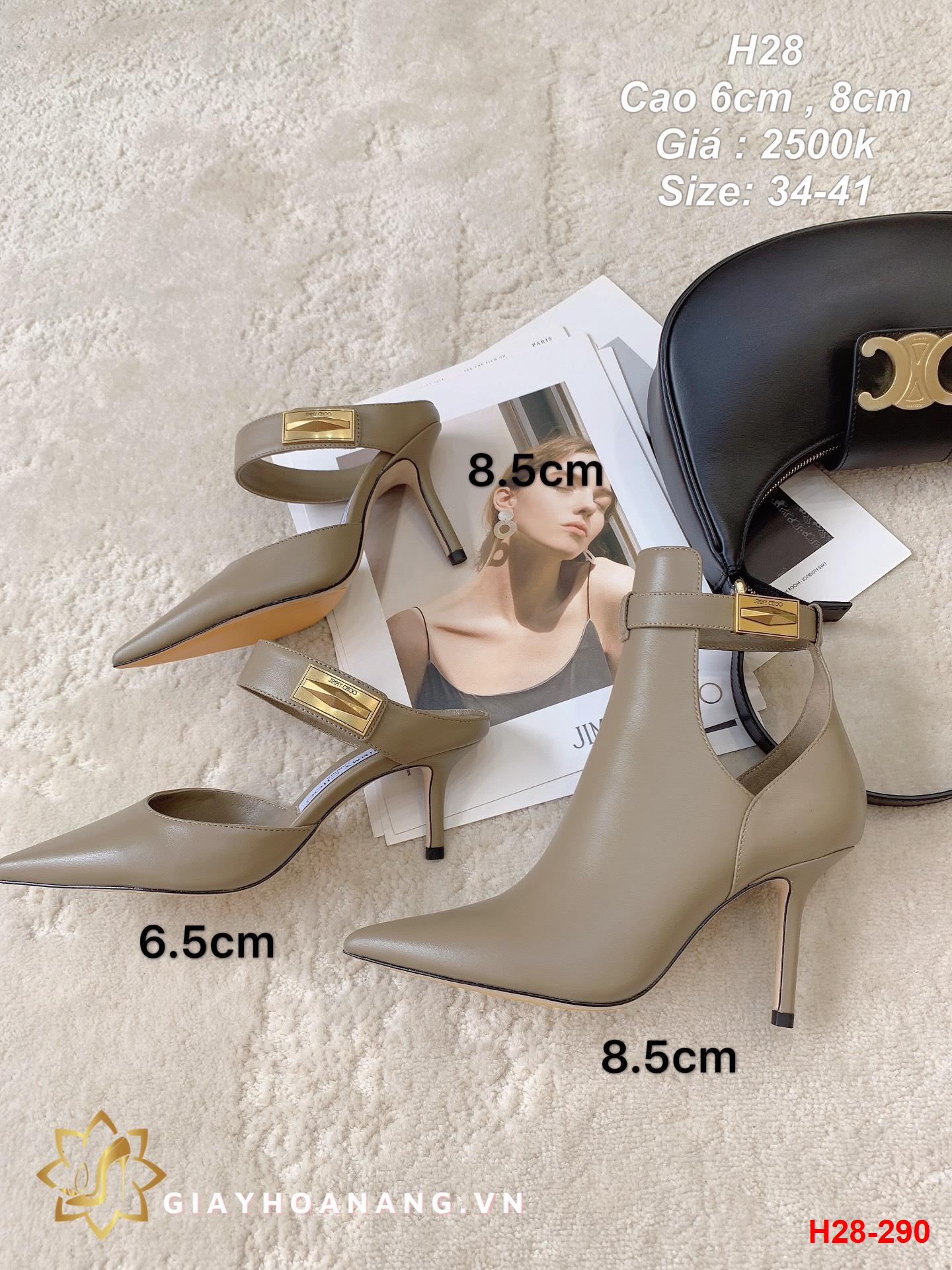H28-290 Jimmy Choo sandal cao 6cm , 8cm siêu cấp
