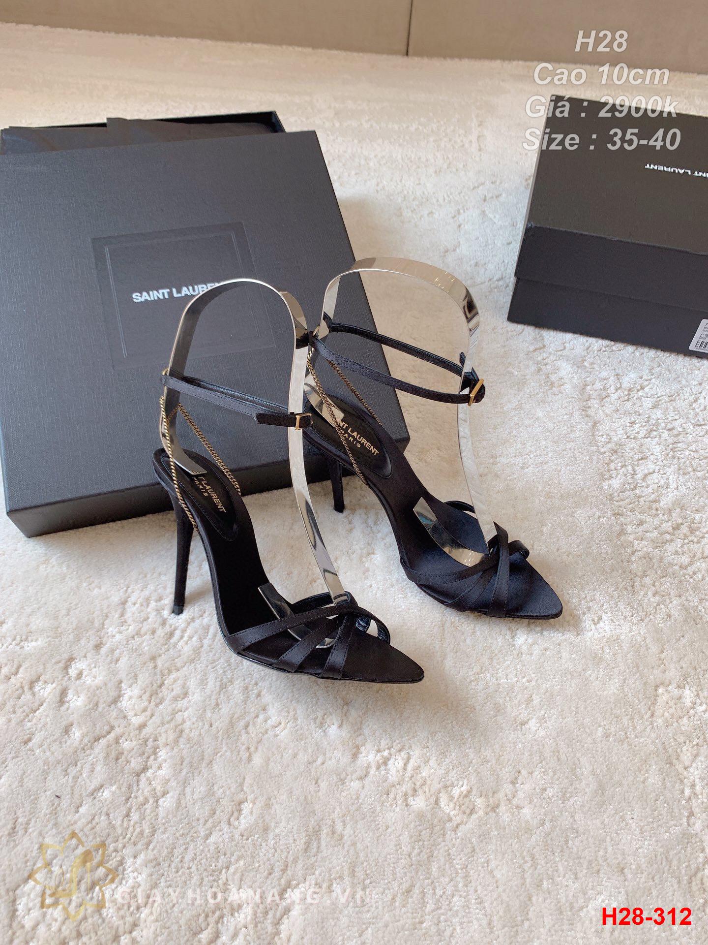 H28-312 Saint Laurent sandal cao 10cm siêu cấp