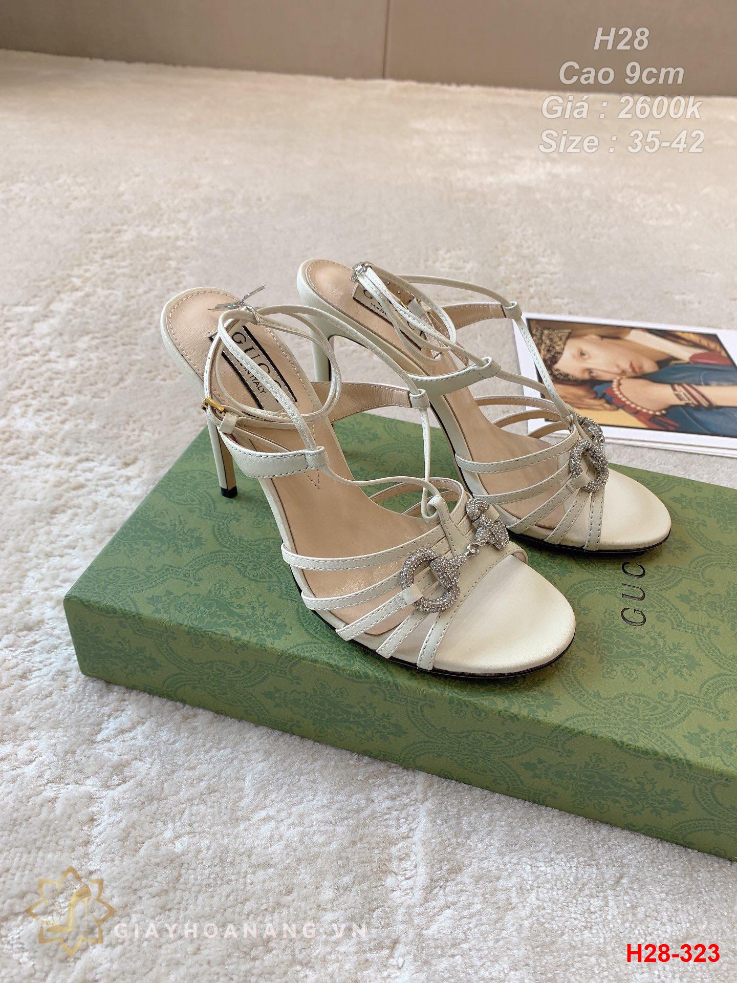 H28-323 Gucci sandal cao 9cm siêu cấp