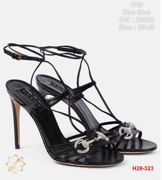 H28-323 Gucci sandal cao 9cm siêu cấp