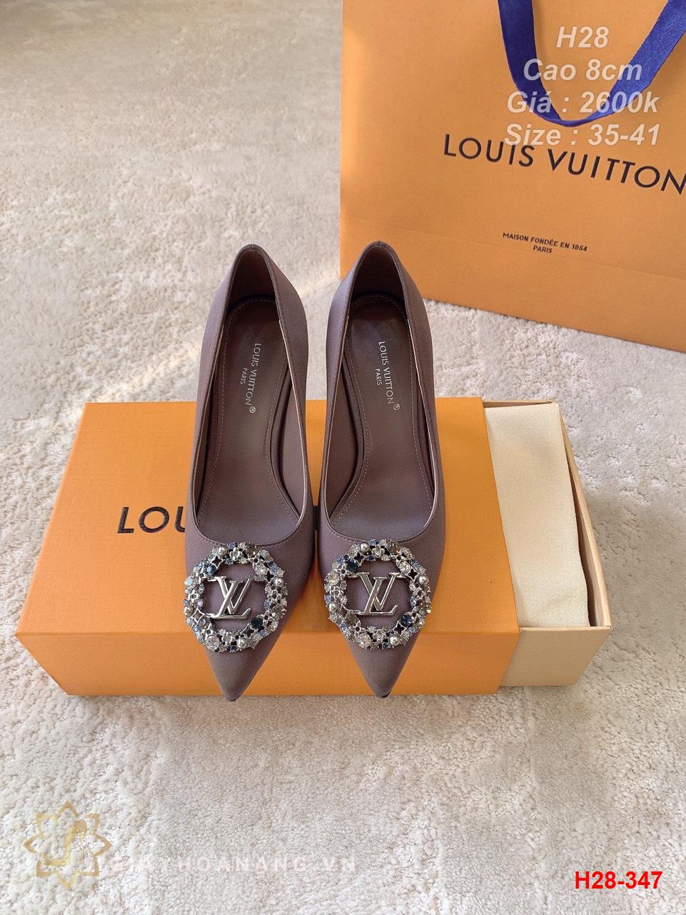 H28-347 Louis Vuitton giày cao 8cm siêu cấp