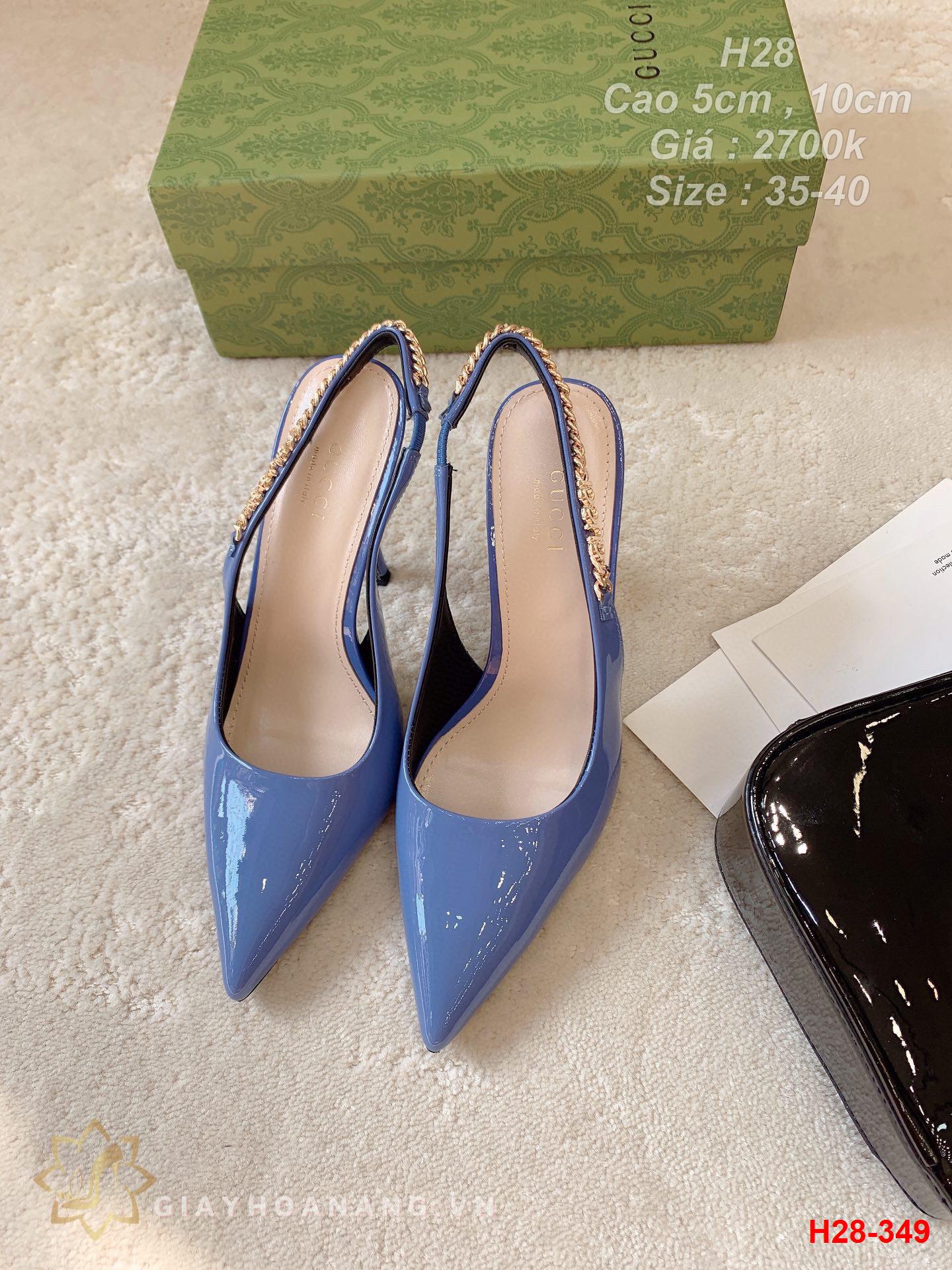 H28-349 Gucci sandal cao gót 5cm , 10cm siêu cấp