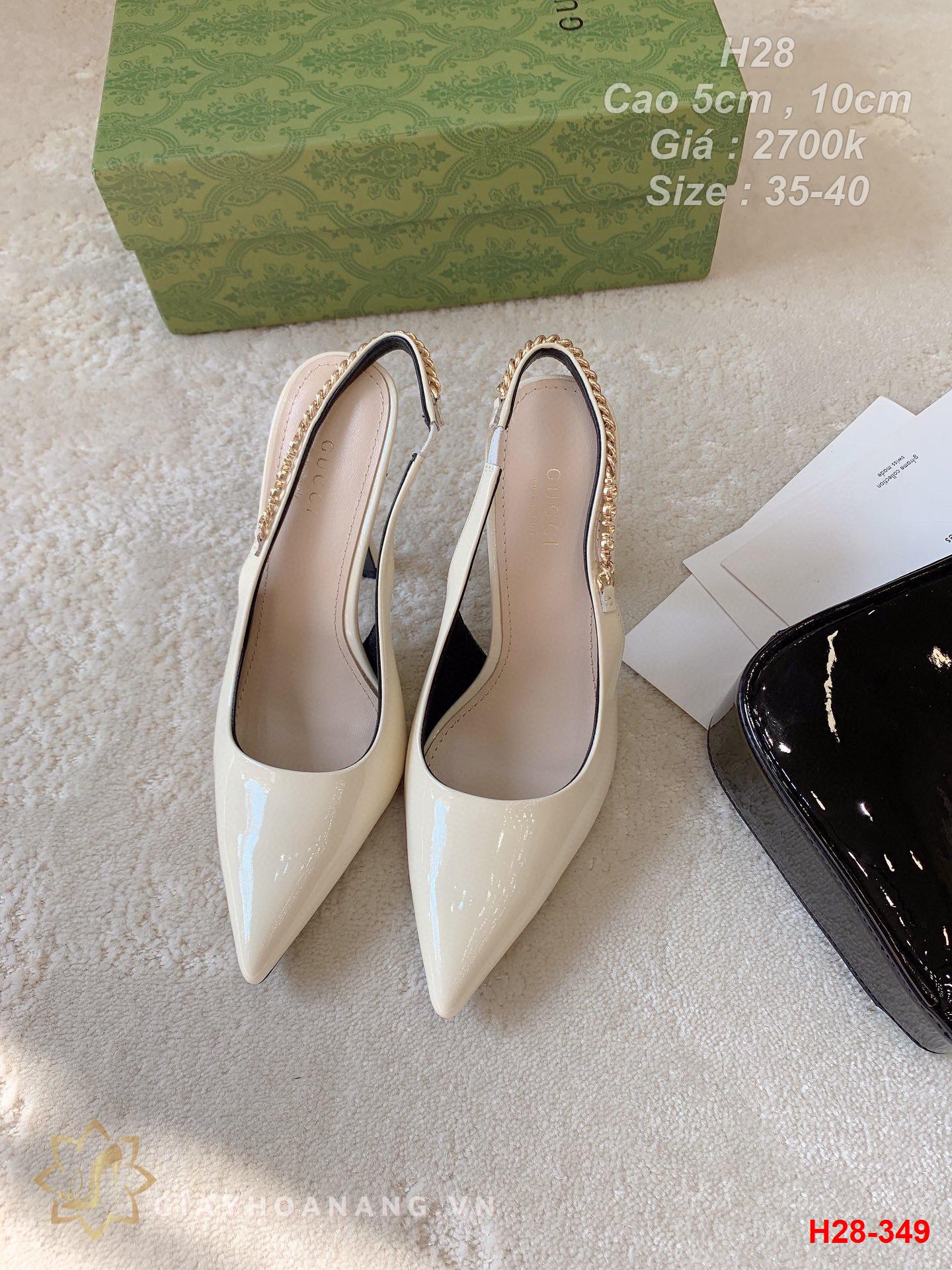 H28-349 Gucci sandal cao gót 5cm , 10cm siêu cấp