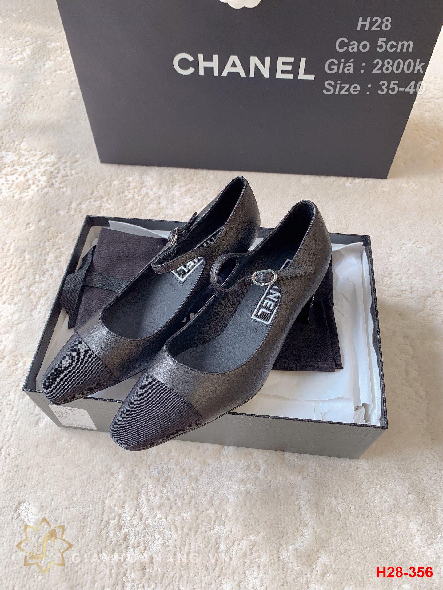 H28-356 Chanel giày cao gót 5cm siêu cấp
