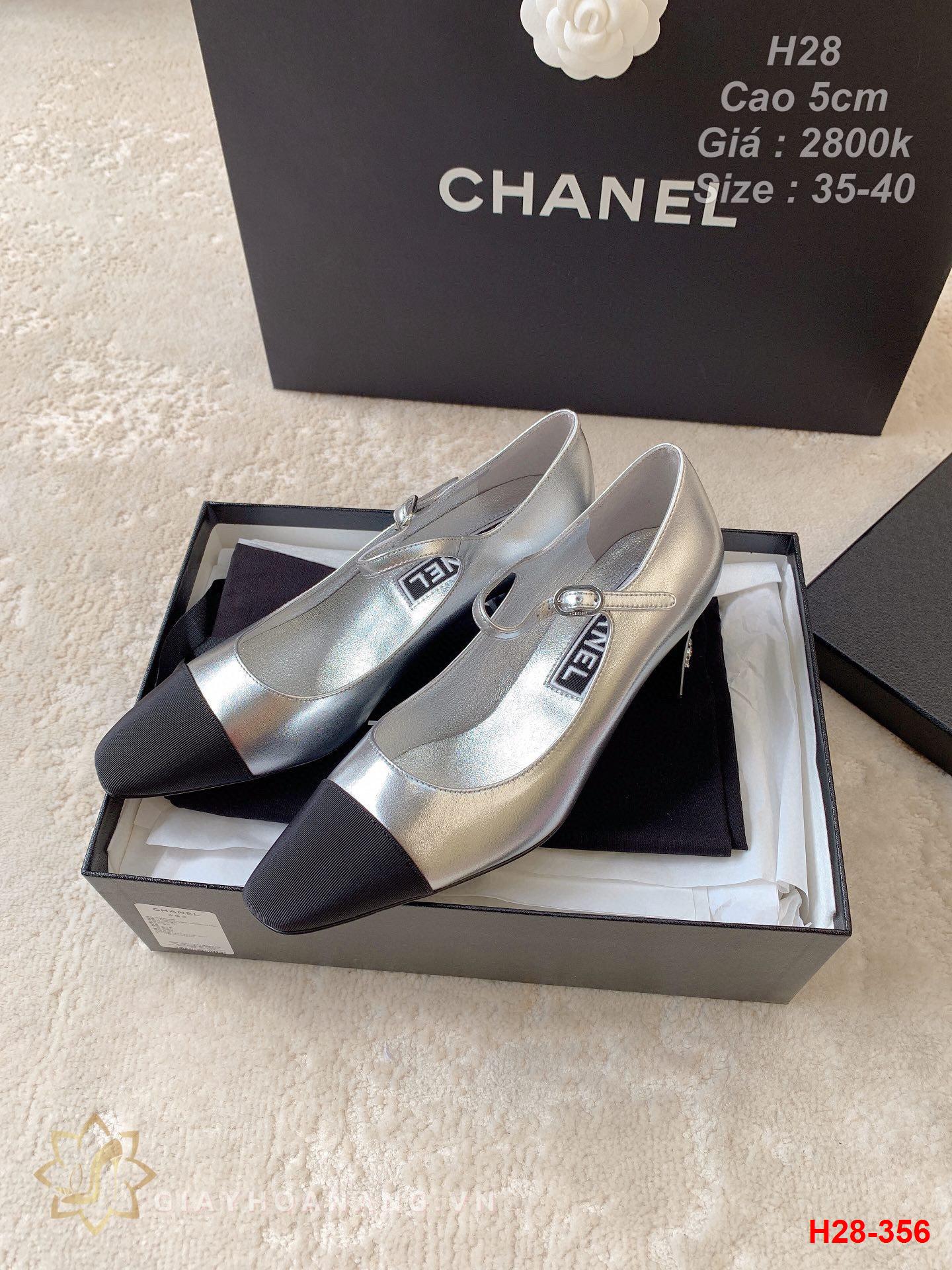 H28-356 Chanel giày cao gót 5cm siêu cấp