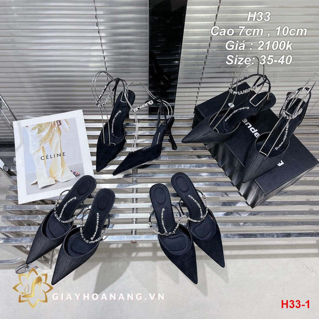 H33-1 Alexander Wang sandal cao 7cm , 10cm siêu cấp