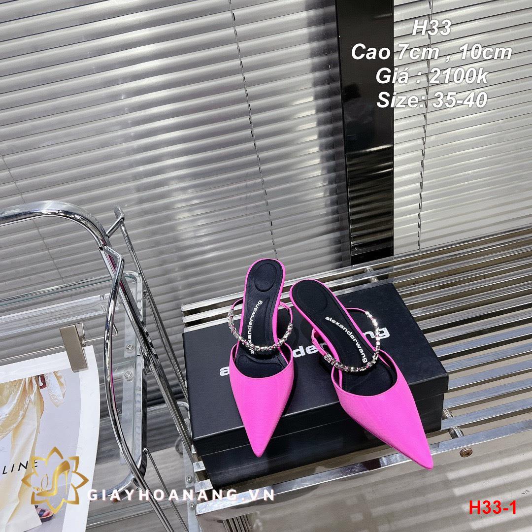 H33-1 Alexander Wang sandal cao 7cm , 10cm siêu cấp