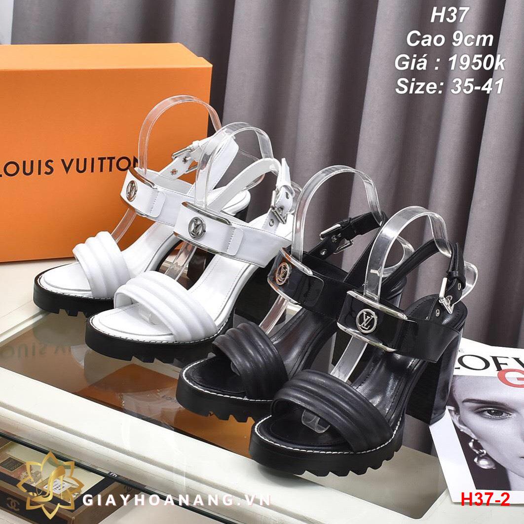 H37-2 Louis Vuitton sandal cao 9cm siêu cấp