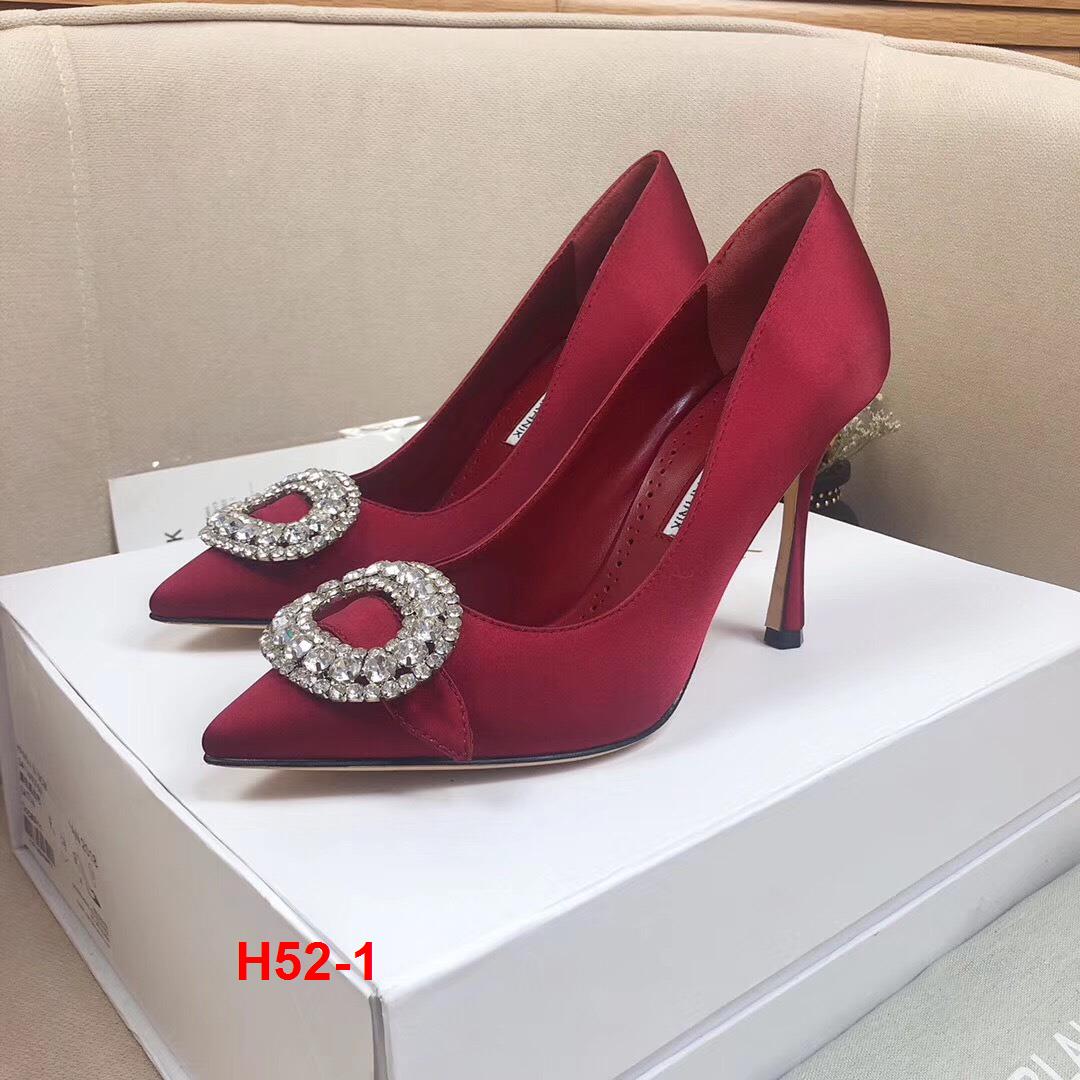 H52-1 Manolo Blahnik giày cao 9cm siêu cấp