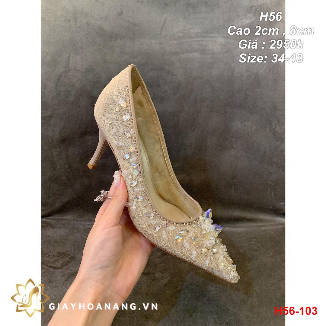 H56-103 Rene Caovilla giày 2cm , 8cm siêu cấp