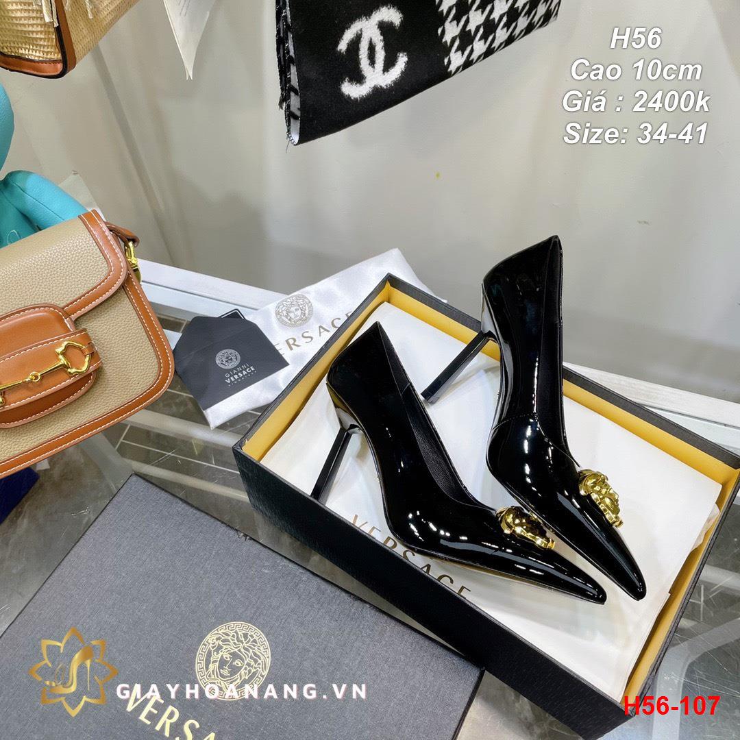 H56-107 Versace giày cao 10cm siêu cấp