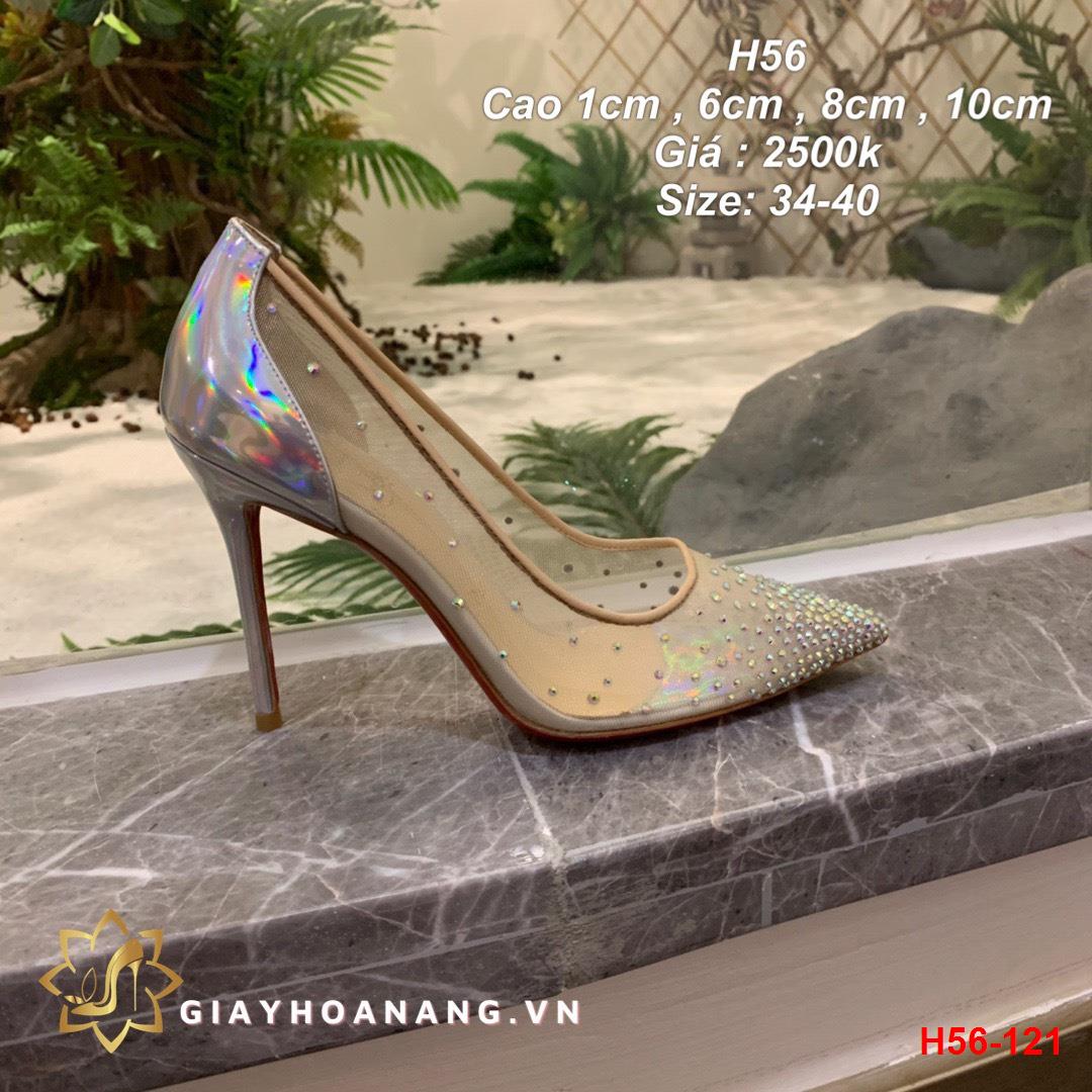 H56-121 Louboutin giày cao 1cm , 6cm , 8cm , 10cm siêu cấp