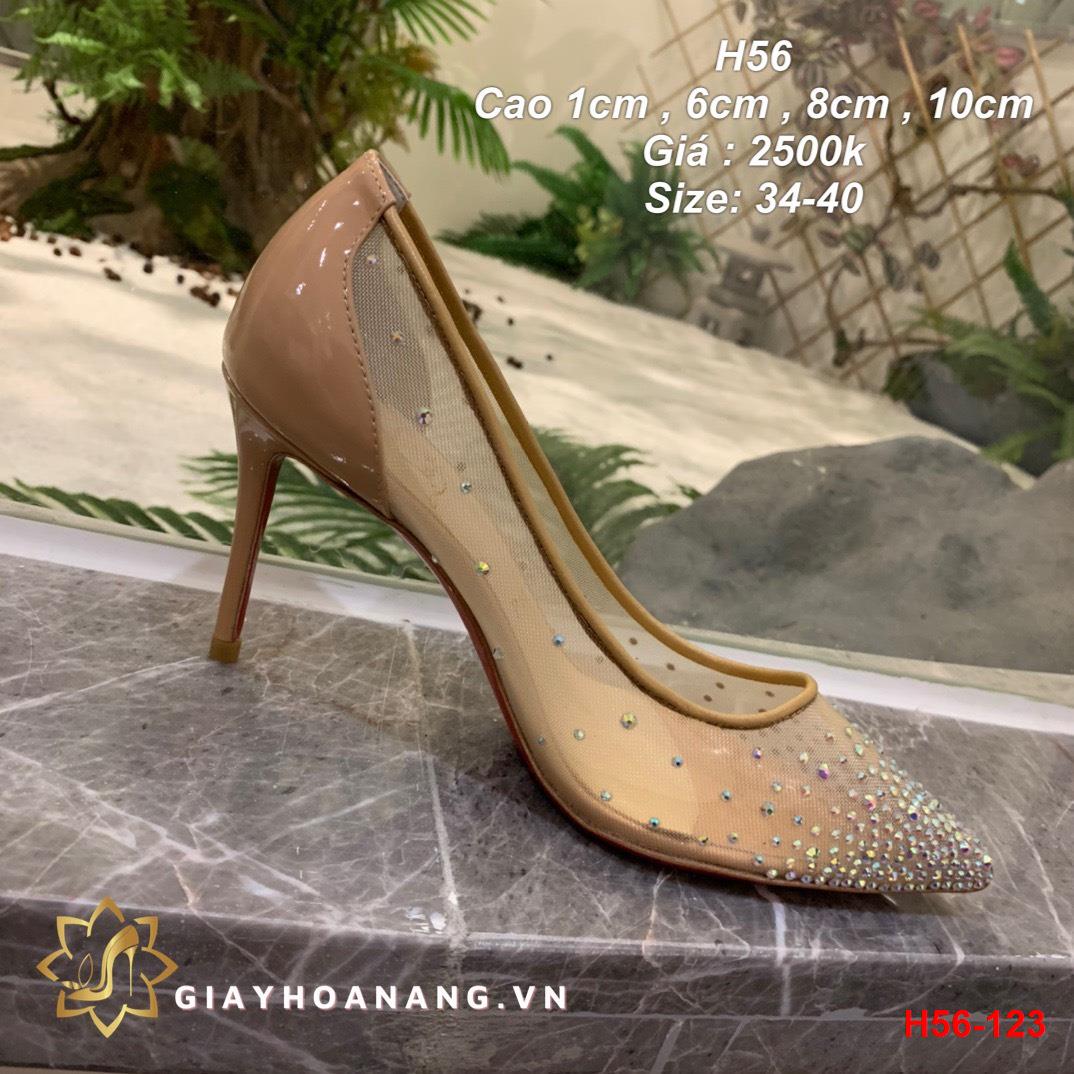 H56-123 Louboutin giày cao 1cm , 6cm , 8cm , 10cm siêu cấp