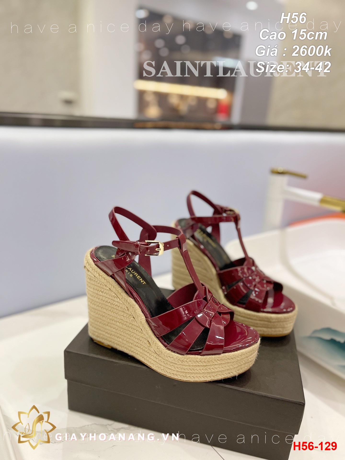H56-129 Saint Laurent sandal cao 15cm siêu cấp