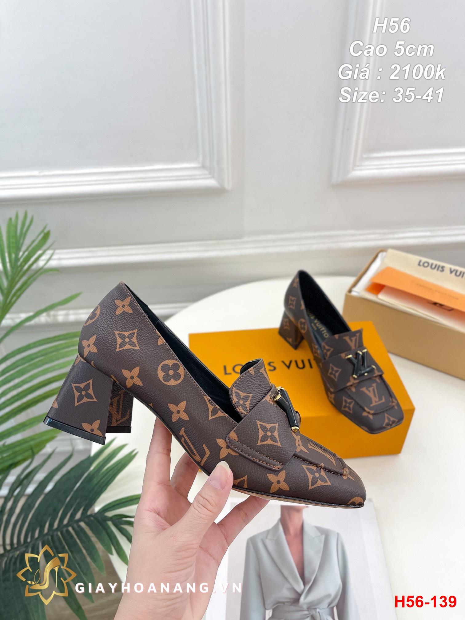 H56-139 Louis Vuitton giày cao 5cm siêu cấp