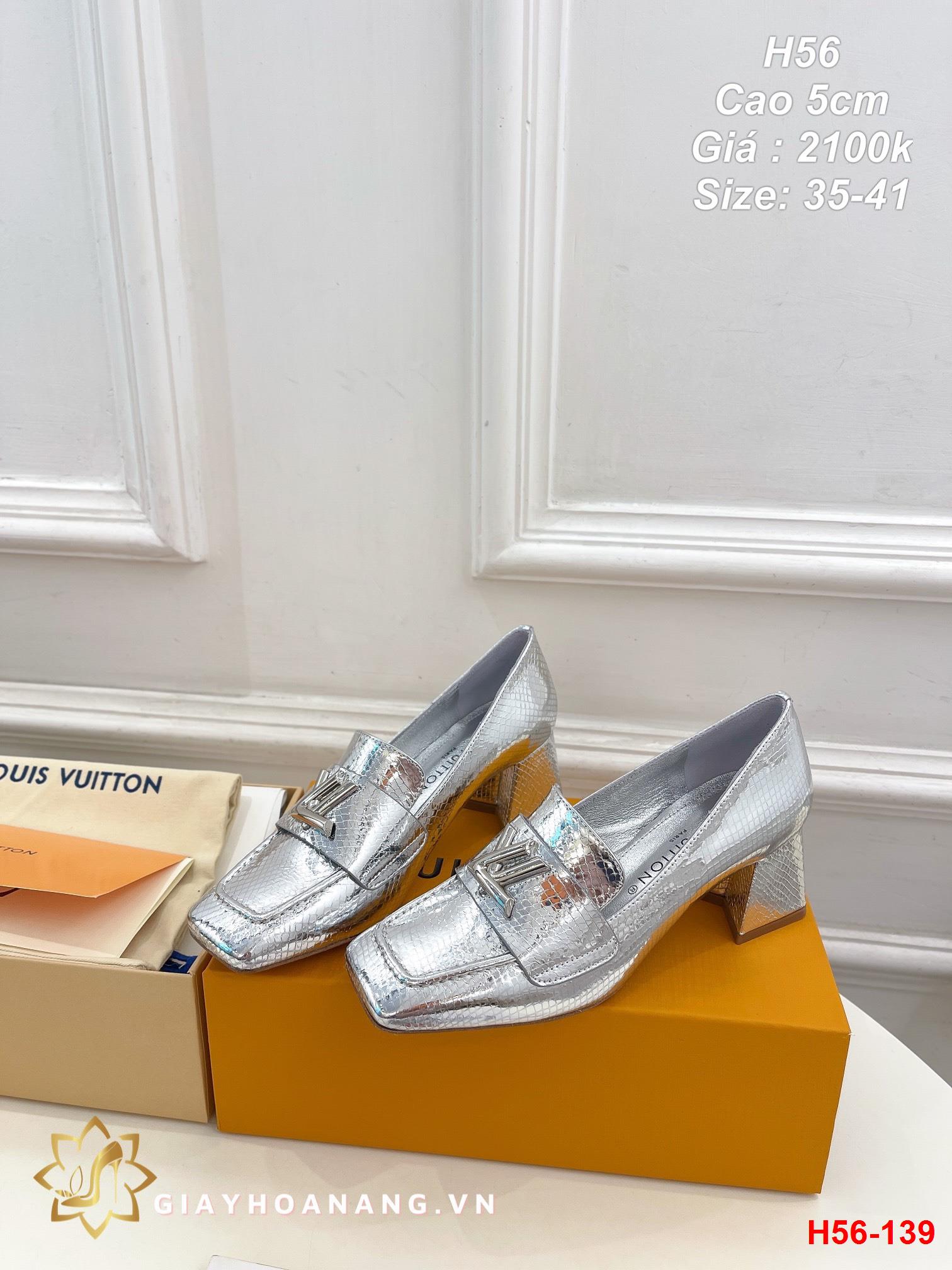 H56-139 Louis Vuitton giày cao 5cm siêu cấp