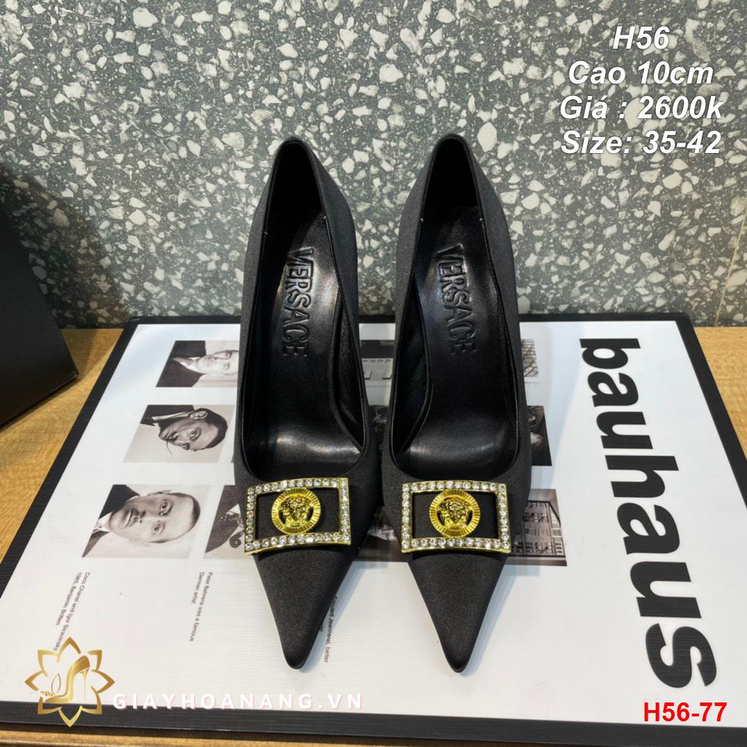 H56-77 Versace giày cao 10cm siêu cấp