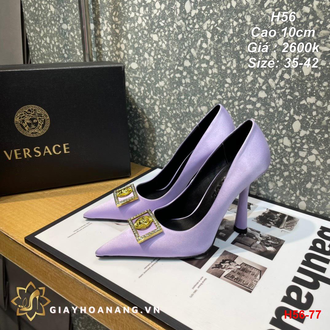 H56-77 Versace giày cao 10cm siêu cấp