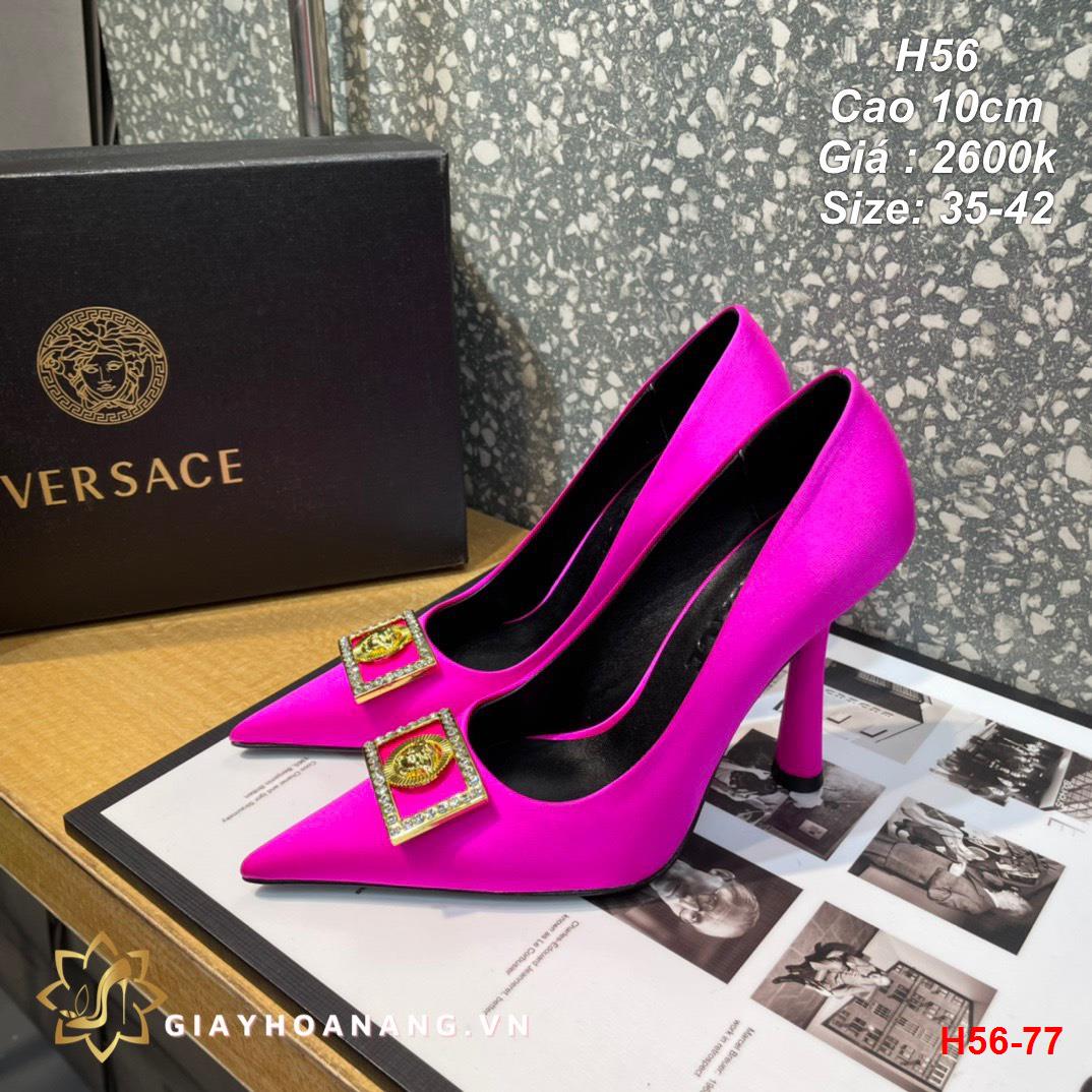 H56-77 Versace giày cao 10cm siêu cấp