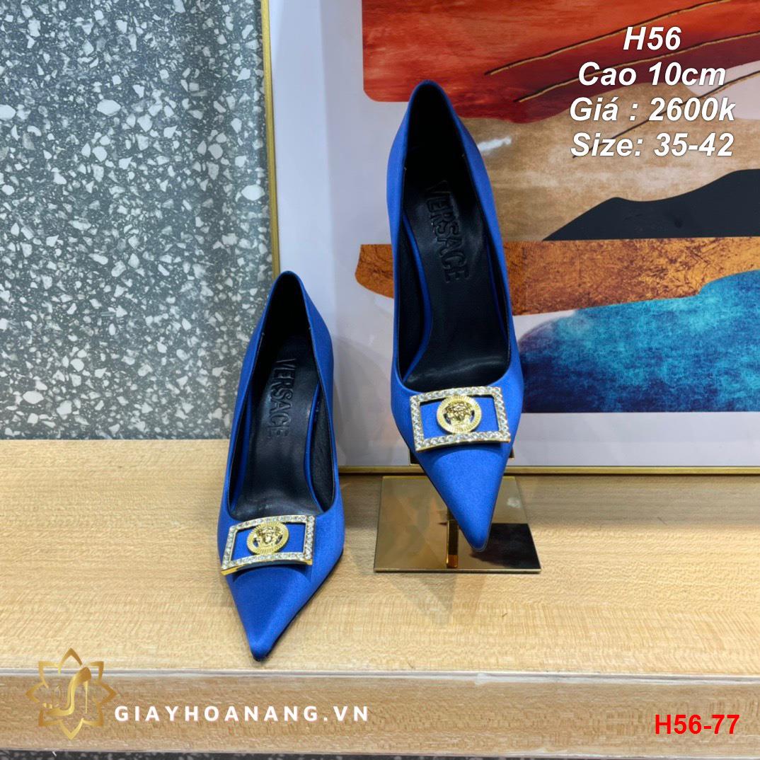 H56-77 Versace giày cao 10cm siêu cấp