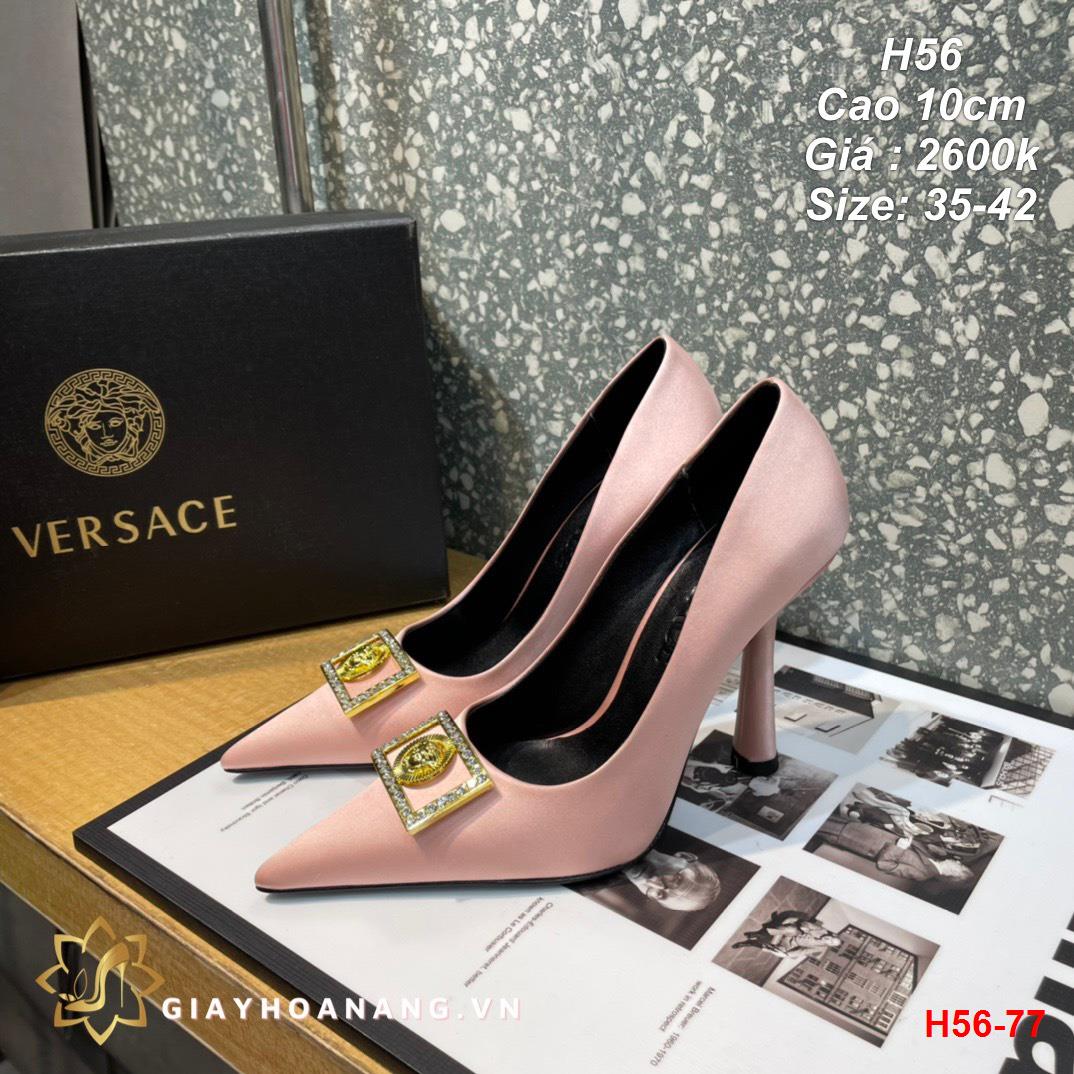 H56-77 Versace giày cao 10cm siêu cấp