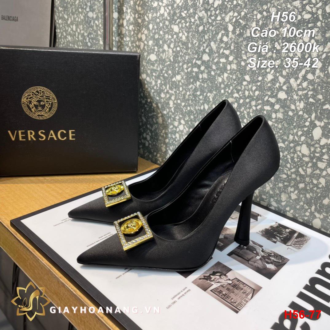 H56-77 Versace giày cao 10cm siêu cấp