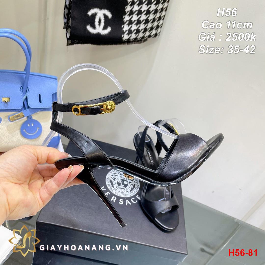 H56-81 Versace sandal cao 11cm siêu cấp