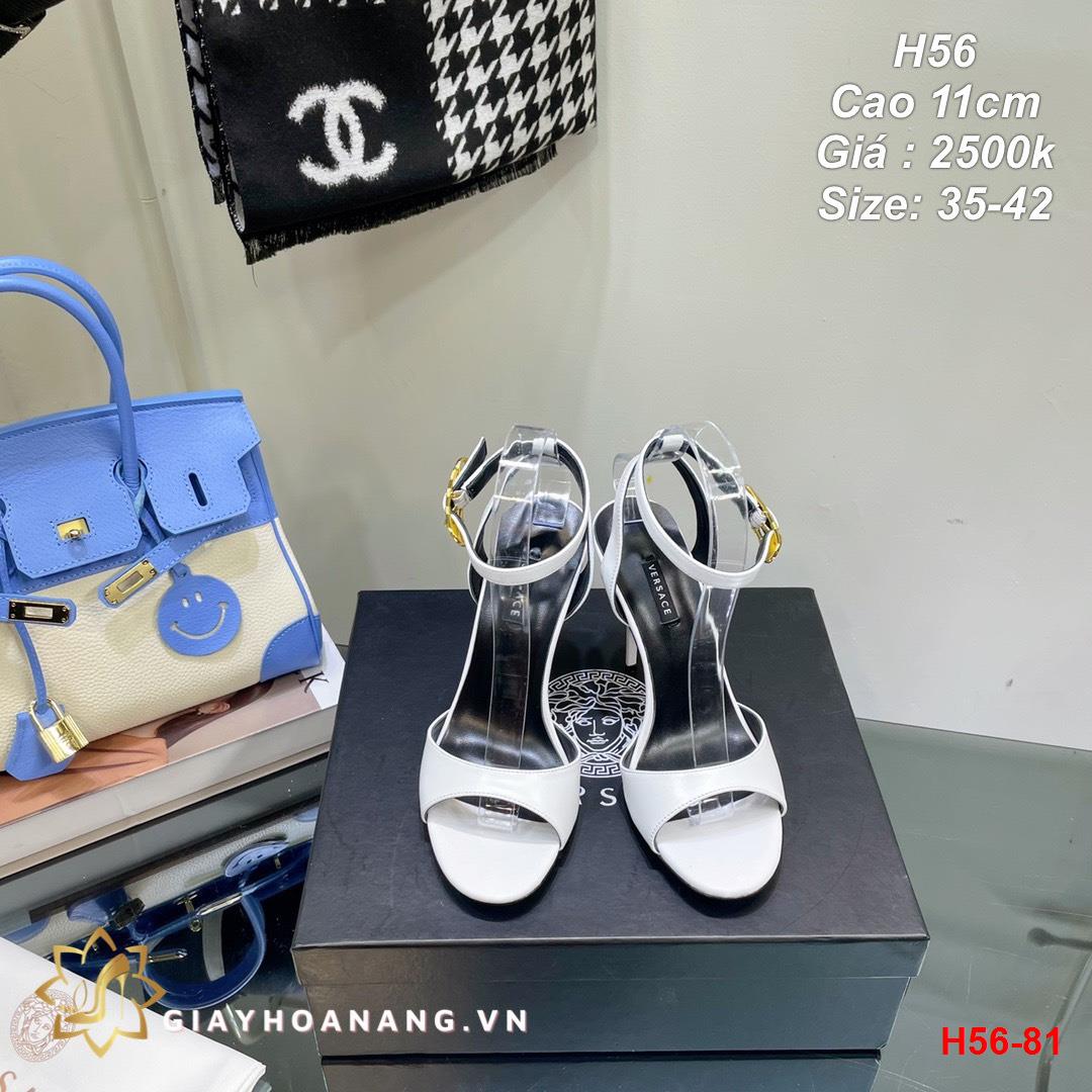 H56-81 Versace sandal cao 11cm siêu cấp