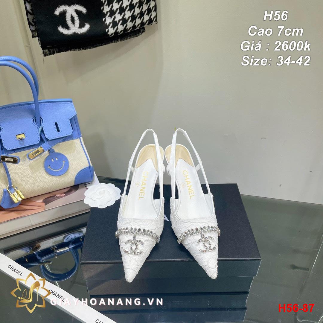 H56-87 Chanel sandal cao 7cm siêu cấp