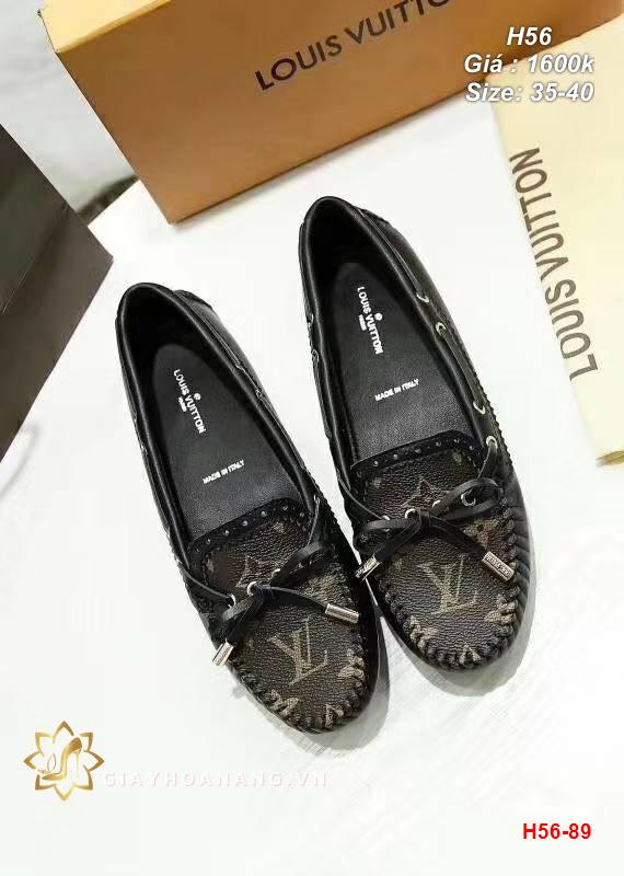 H56-89 Louis Vuitton giày lười siêu cấp