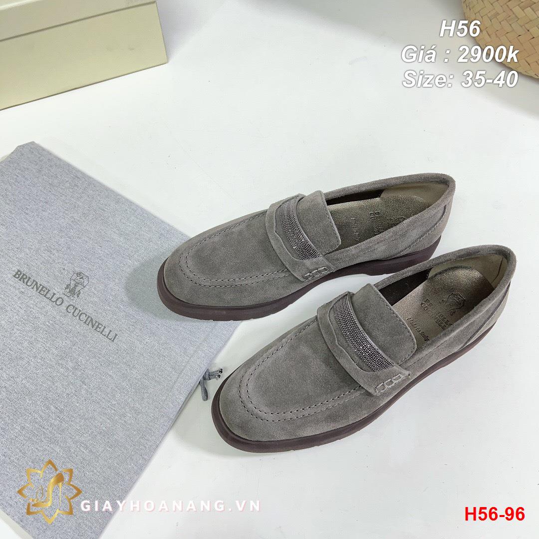 H56-96 Brunell Cucinenni giày lười siêu cấp