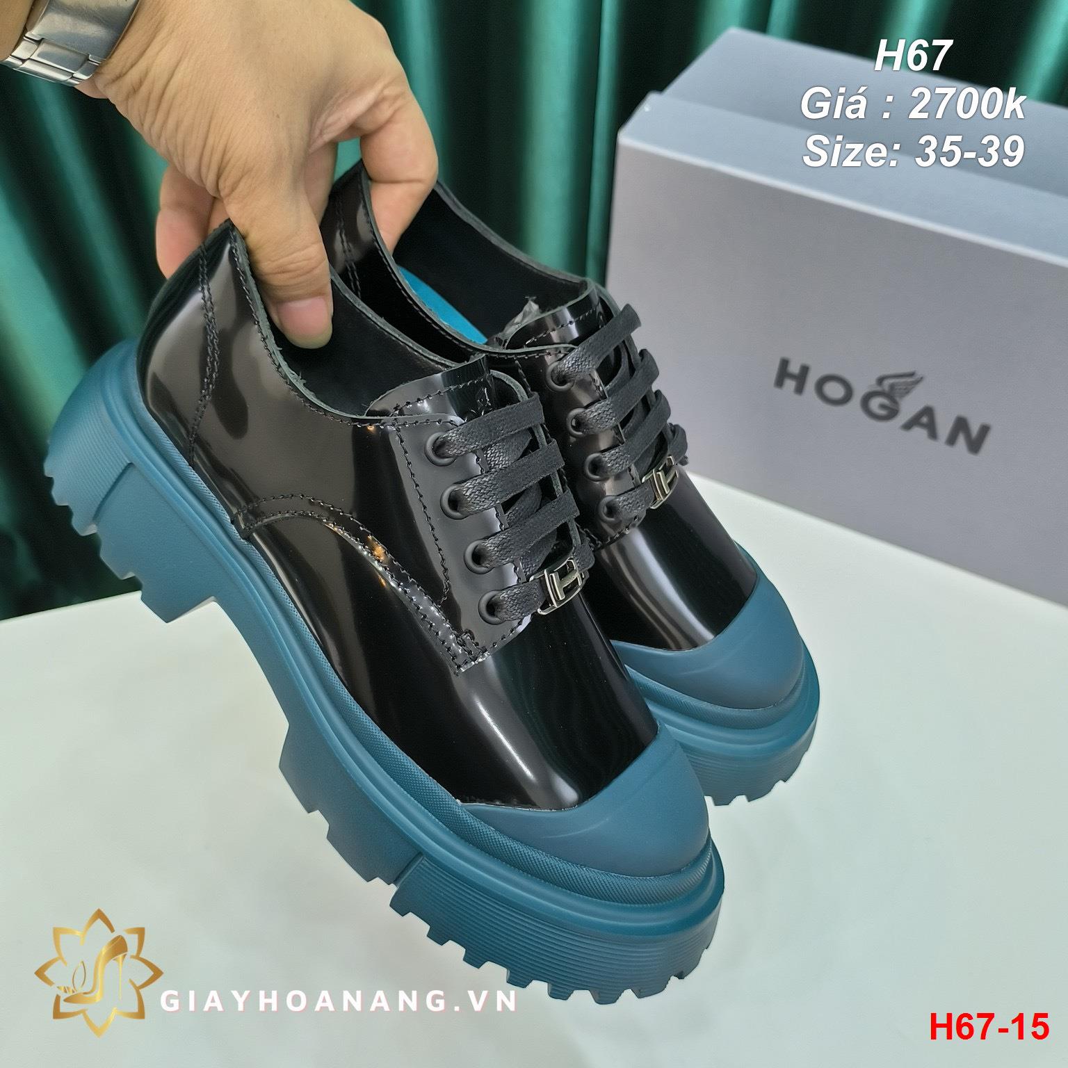 H67-15 Hogan giày thể thao siêu cấp