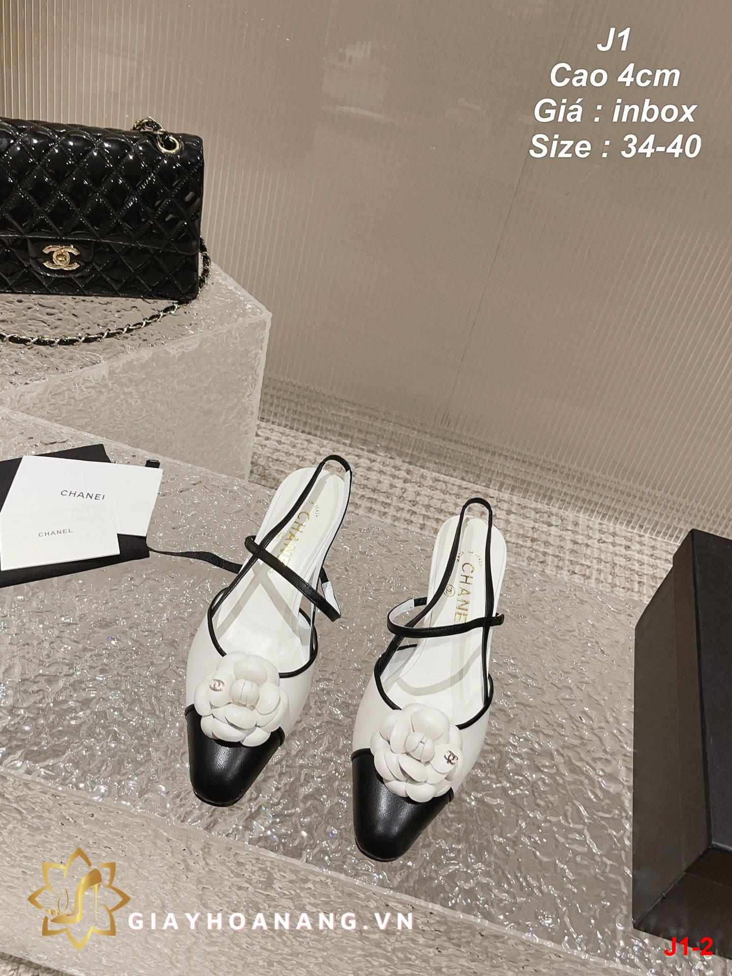 J1-2 Chanel sandal cao 4cm siêu cấp