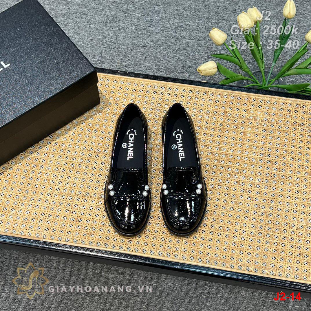 J2-14 Chanel giày lười siêu cấp