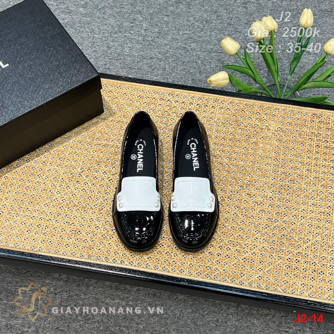 J2-14 Chanel giày lười siêu cấp