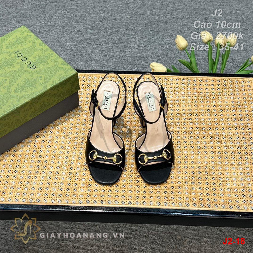 J2-18 Gucci sandal cao 10cm siêu cấp