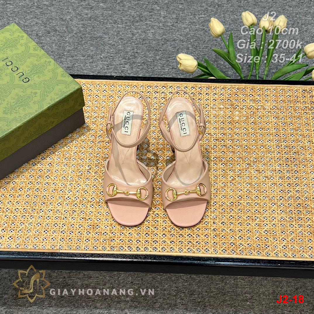 J2-18 Gucci sandal cao 10cm siêu cấp