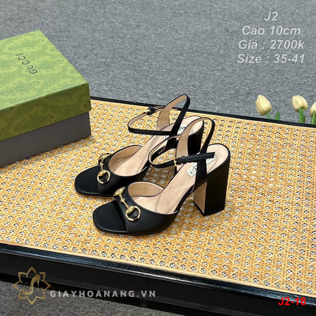 J2-18 Gucci sandal cao 10cm siêu cấp