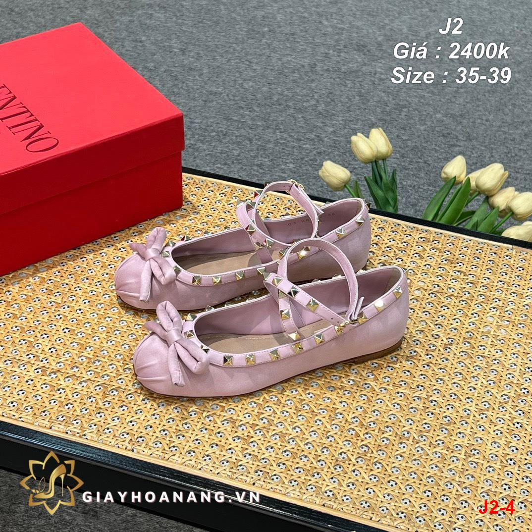 J2-4 Valentino giày bệt siêu cấp