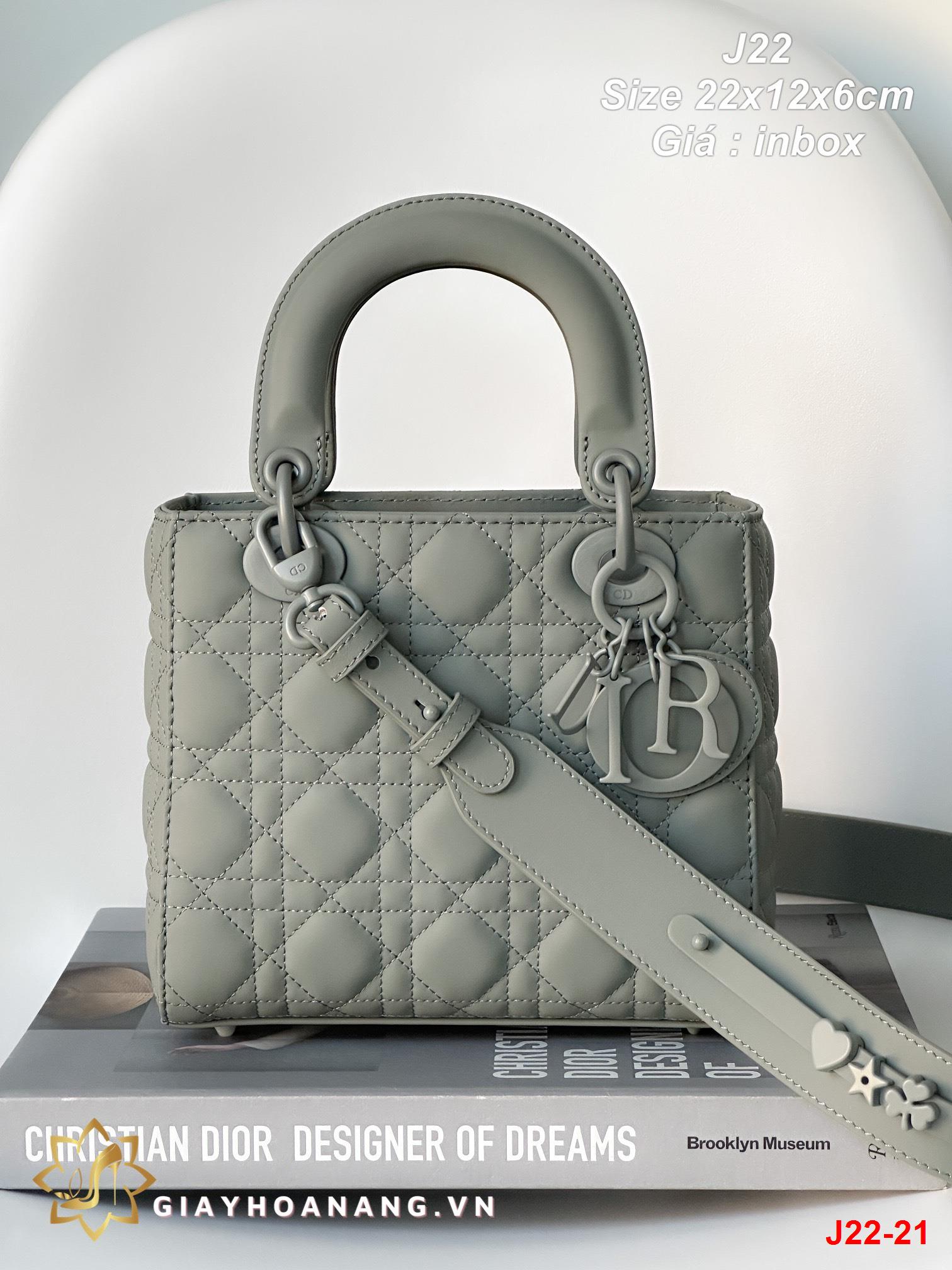 J22-21 Dior túi size 20cm siêu cấp