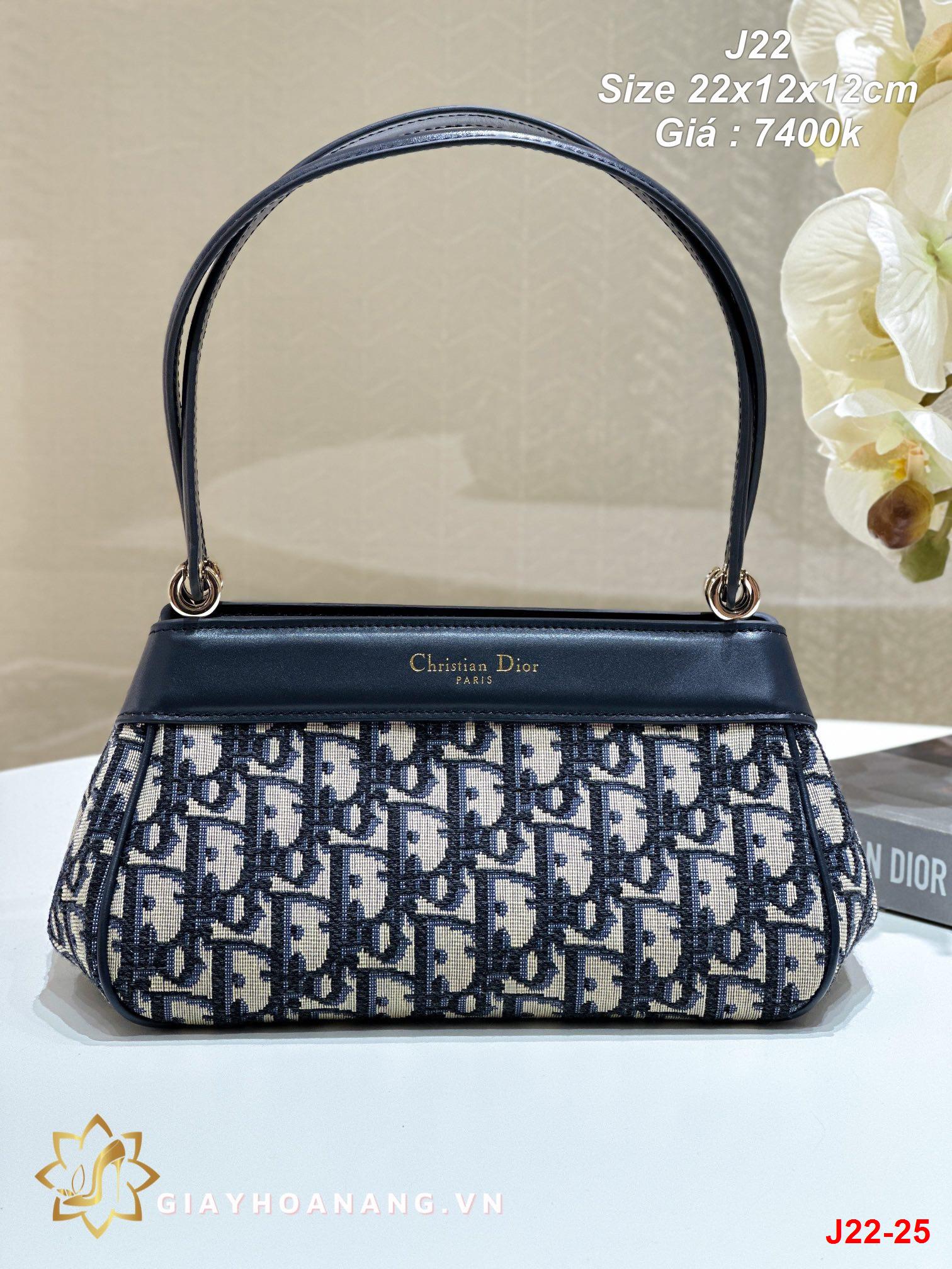 J22-25 Dior túi size 22cm siêu cấp