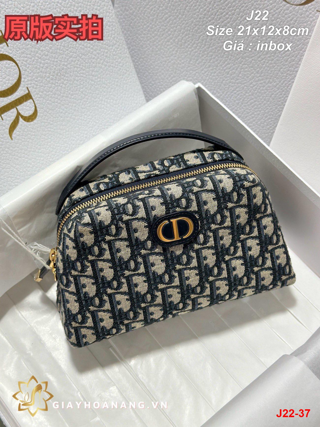 J22-37 Dior túi size 21cm siêu cấp