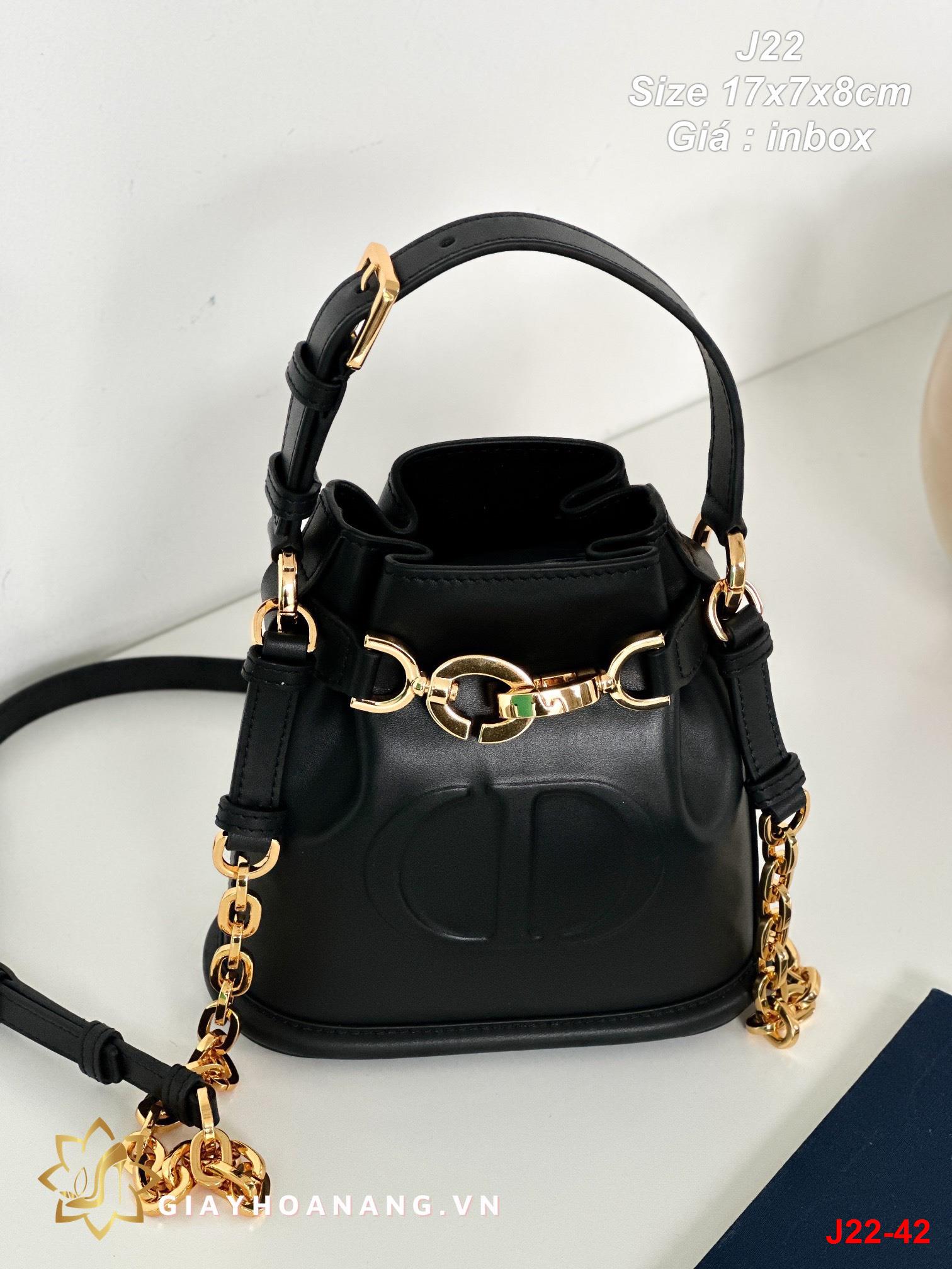 J22-42 Dior túi size 17cm siêu cấp