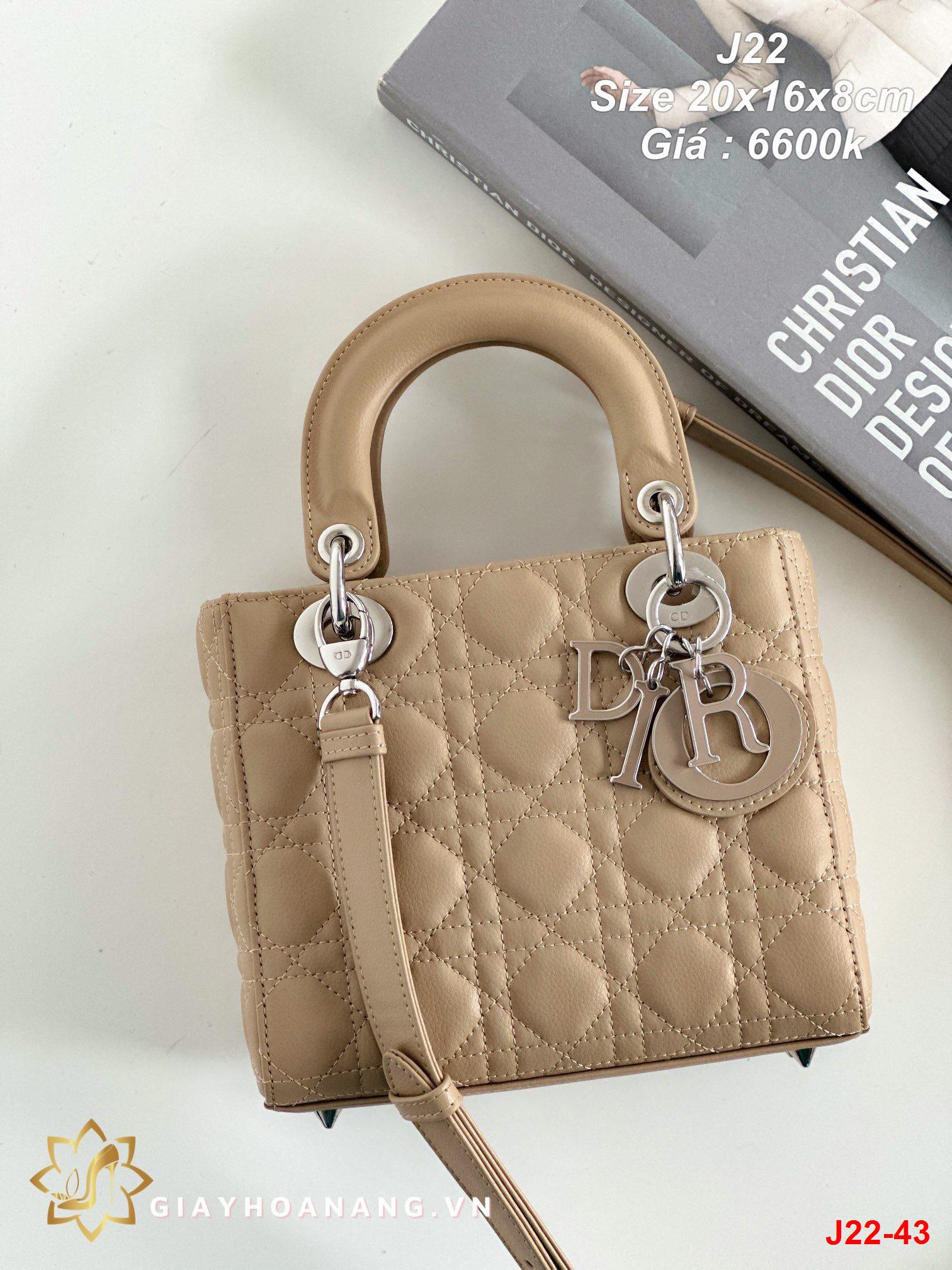 J22-43 Dior túi size 20cm siêu cấp