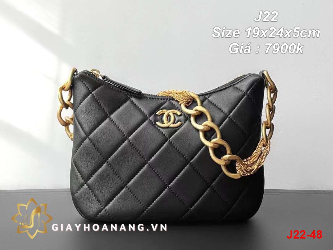 J22-48 Chanel túi size 19cm siêu cấp