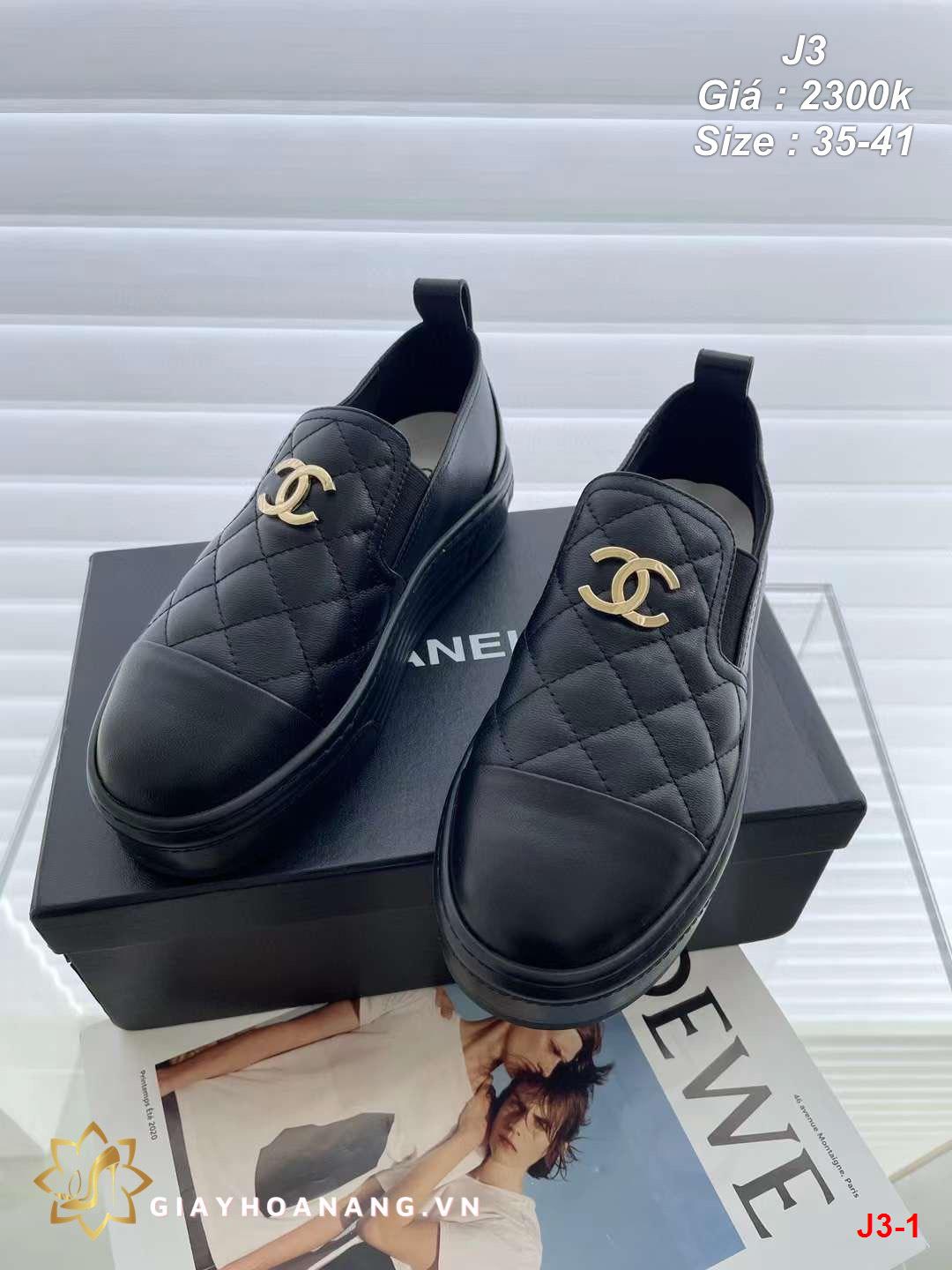 J3-1 Chanel giày lười siêu cấp